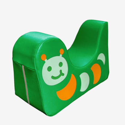 乗れるクッション　いもむし
